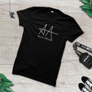 Printed Men Black T-Shirt Price in India Buy Printed Men Black T