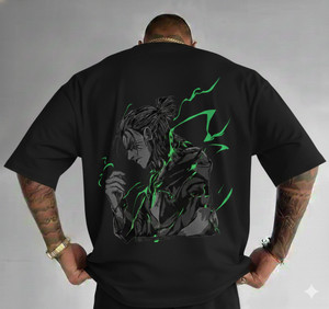 FASHIONTRENDY Printed Men Black T-Shirt - Image 3