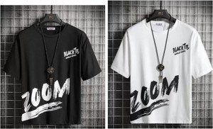 Shopsy Farlucci Printed Men White, Black T-Shirt - Image 1