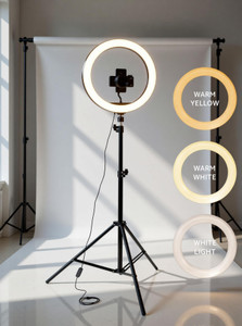 Casewilla 10 inch LED Selfie Ring Light with Tripod - Image 6
