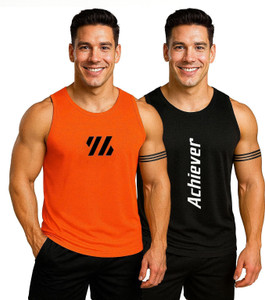 Valyrian Printed Men Orange, Blue T-Shirt - Image 4