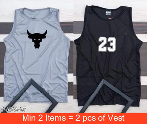 EDNIT ENTERPRISES Poly Cotton Fabric Gym Vest Price in India - Buy EDNIT ENTERPRISES Poly Cotton Fabric Gym Vest online at Shopsy.in - Image 1
