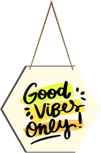 Iluminación De Interior ADV PRO Good Vibes Only Wall Plaque Night Light Dual Col