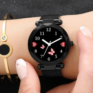Girls watch in black sale colour