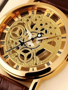 Prozo Gold.001 Analog Watch - Men's Gold - Image 6