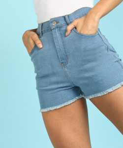 LIGHT BLUE DENIM SHORT 7269
