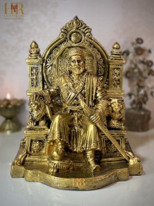 Hr Enterprises (sm 900 Gold) Chhatrapati Shivaji Maharaj Idol,home 