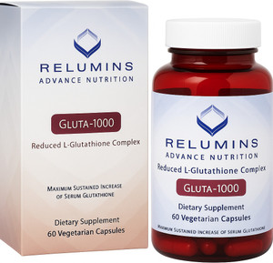 relumins glutathione complex Relumins Gluta-1000 Skin Lightening Capsules – 60 Vegetarian Capsules |  Boost Glutathione Levels for Bright, Even Skin Price in India