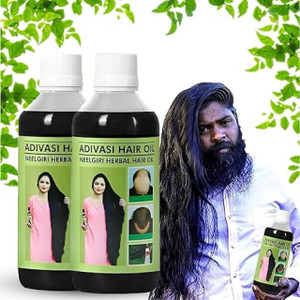 Huile Capillaire Ayurvédique Adivasi Bhringraj 100 Ml - Naturelle, Pour Croissance Cheveux - Expire Avril 2027