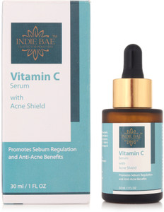 Indie Bae Crafted for Indian Skin: Indie Bae Vitamin C Serum with Acne