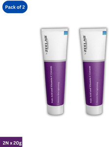 Crème Zeelab à L'acide Kojique 2% Et Vitamine C – 3 Tubes De 20g – Éclaircissante, Taches – Neuf