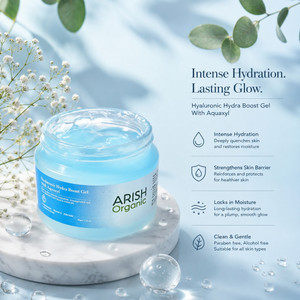 arish glutathione gel BIO-NATURAL Hyaluronic Hydra Boost with Aquaxyl Price in India Body Protective Compound 157Rapid USAONLY Size:50 gram