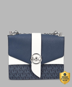 Shoulder Bag Michael Kors Blue White Bag Michael Kors Light Blue Avery Medium Shoulder Bag
