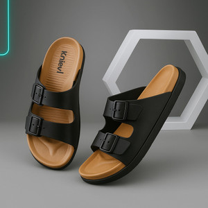 KNIEVL Men Black Sandals - Image 6