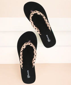 Reef leopard 2025 print flip flops
