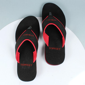Men's feet in flip 2025 flops