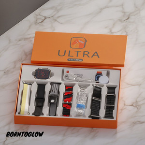 BORNTOGLOW 7in1 Ultra Smartwatch with 4G,Multi function Android, Fitness Tracking B32 Smartwatch Price in India - Buy BORNTOGLOW 7in1 Ultra Smartwatch with 4G,Multi function Android, Fitness Tracking B32 Smartwatch online at Shopsy.in - Image 1