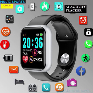 JOCOTO D2823 A1 PLUS STEP COUNT BLUETOOTH SMART WATCH BLACK PACK
