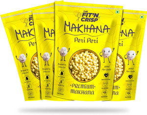 THE FIT N CRISP Peri Peri Roasted & Flavored Crunchy Healthy Makhana