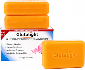Glutalight Glutathione Dark Spot Remover Soap - Korean Skincare, Pack of 3 - Price in India, Buy Glutalight Glutathione Dark Spot Remover Soap
