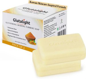 Glutalight Glutathione Lakadong Turmeric Soap | Tan Removal Soap For Men & Women - Price in India, Buy Glutalight Glutathione Lakadong Turmeric Soap