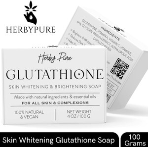 nature essentials glutathione whitening soap Herby Pure Glutathione Skin Whitening & Brightening Natural Soap Bar | Anti-Aging & Wrinkle - Price in India, Buy Herby Pure Glutathione Skin Whitening & Brightening Natural Soap Bar