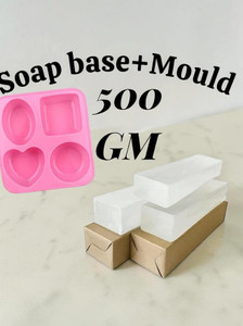 romsue 500 gm Melt Pour Glycerin Soap Base with Durable Siliconne Soap Mould SLS - Price in India, Buy romsue 500 gm Melt Pour Glycerin Soap Base with Durable Siliconne Soap Mould SLS Online In India, Reviews, Ratings & Features | Shopsy.in - Image 1