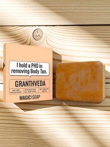 GRANTHVEDA Sandalwood & Saffron Skin Brightening Soap - Image 6