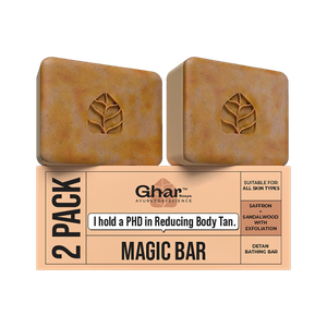 Shopsy Ghar Soaps Sandal Wood And Saffron Soap - Image 1