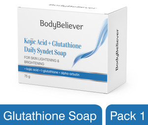 BodyBeliever Skin Lightening Soap with Kojic Acid & Arbutin Daily Syndet  Soap Price in India - Buy BodyBeliever Skin Lightening Soap with Kojic Acid  & Arbutin Daily Syndet Soap online at Shopsy.in
