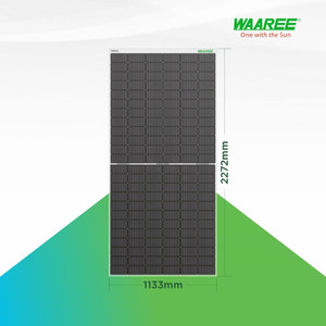 WAAREE 540 Watt Each Halfcut Mono Perc DCR Solar Panel Price in India ...
