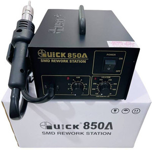Quick 850A ESD Safe SMD Rework Station Hot Air Gun For IC Removing Mobile Repair 270 W