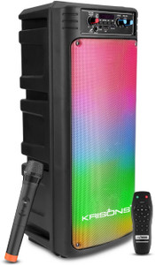 Buy KRISONS FLASH Double Woofer 80 W Bluetooth Party Tower Speaker with ...