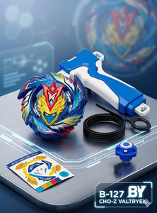 AZAD57 Beyblade Cho Z God Valtryek B-127 Spinning top with Handle
