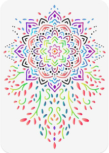 Devasya Crafts Dreamcatcher Painting Stencil 11 69x8 27 Inch Reusable