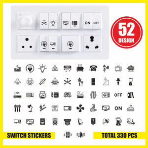 Shopsy Raimo 1.5 cm Switch Sticker for Electric Board Appliances - Image 1