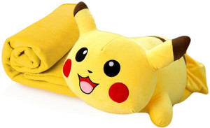 Muren Soft Toy cum Blanket Cuddles Cute Baby Animal Toys - Yellow - 26