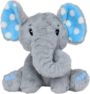 Mirada Grey Elephant Soft Toy for Kids (25cm)