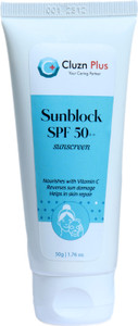 Cluzn Plus Sunscreen - SPF 50++ Glowing & Sun-Safe Skin Non-Greasy