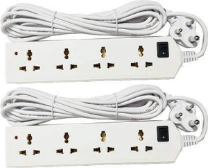 SURYA Extension Board 4 Way 5 . with Surges and Spike Protection