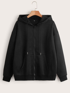 BEING WANTED Full Sleeve Solid Men Sweatshirt - Image 3