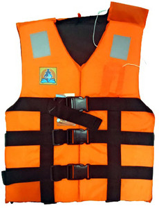 APEX Ship Adult Life Jacket - Neon Orange - Image 6