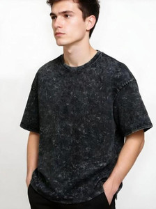 SOUL KNITS Printed Men Round Neck Black T-Shirt - Image 5