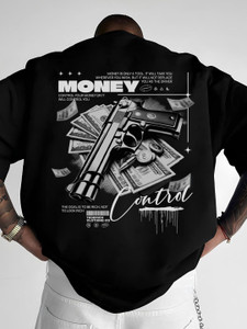 Shopsy HADAR Graphic Print Men Round Neck Black T-Shirt - Image 1