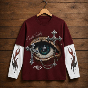 Shopsy Eddicted Printed Men Round Neck Multicolor T-Shirt - Image 1
