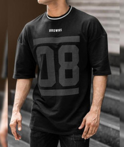 Shopsy Funkari Printed Men Black T-Shirt - Image 1