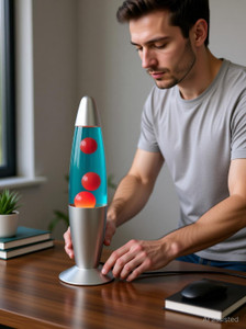 KARP 13 Inch- (Rocket shape) Lava Lamp | Plug-In | Night Light for