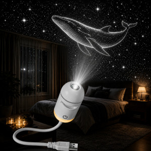 Shopsy WALLINM Galaxy Projector Light (6 Slide) USB Portable Night - Image 1