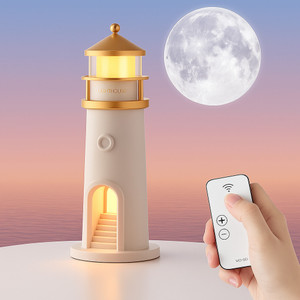 NAIRO Moon Projection Lighthouse Lamp with Remote - Image 6
