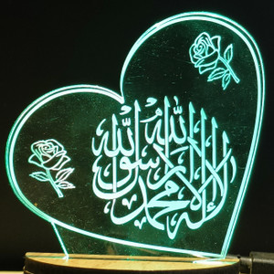 Talgo KALMA TAYYABA Acrylic USB 3D Illusion RGB 7 Colour Changing LED